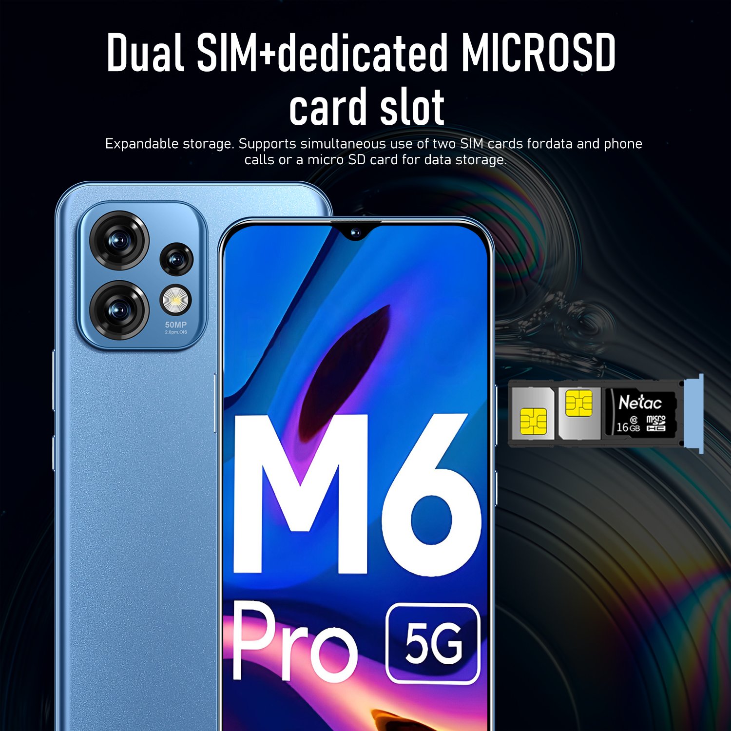 Brand New 4G Smartphone Original 3GB 64GB 6.5inch Mobile Phone Android10 MTK6737 Quad Core 5MP+13MP Celular Telefono Low Price